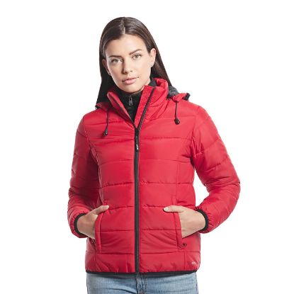 Picture of CX2 - Glacial - Women's Puffy Jacket with Detachable Hood