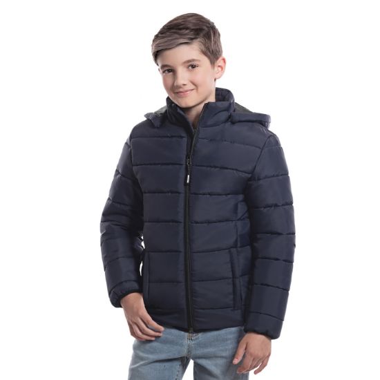Picture of CX2 - Glacial - Youth Puffy Jacket with Detachable Hood