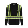 Picture of CX2 Workwear - Lookout - Long Sleeve Hi-Viz T-Shirt