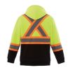 Picture of CX2 Workwear - Freedom - Hi-Viz Full Zip Polyester Fleece Hoodie