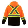 Picture of CX2 Workwear - Freedom - Hi-Viz Full Zip Polyester Fleece Hoodie