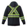 Picture of CX2 Workwear - Freedom - Hi-Viz Full Zip Polyester Fleece Hoodie