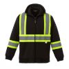 Picture of CX2 Workwear - Freedom - Hi-Viz Full Zip Polyester Fleece Hoodie