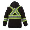 Picture of CX2 Workwear - Freedom - Hi-Viz Full Zip Polyester Fleece Hoodie