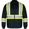 Picture of CX2 Workwear - Patch - Hi-Viz Quilted Jacket