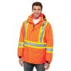 Picture of CX2 Workwear - Armour - Hi-Viz Insulated Polyester Canvas Workwear Parka