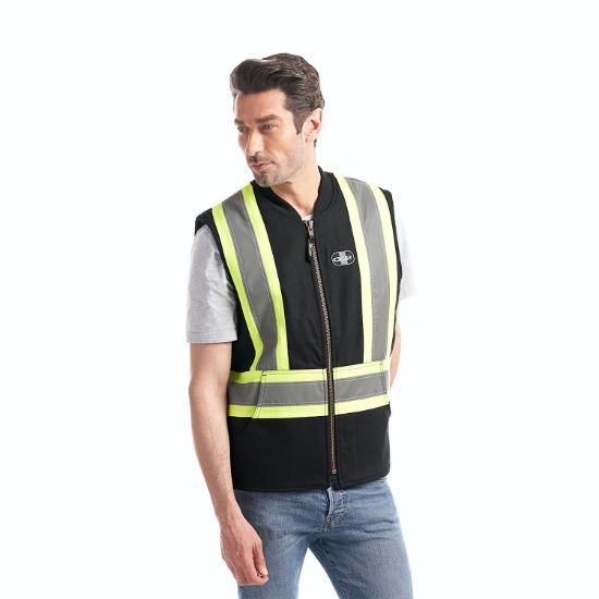 Picture of CX2 Workwear - Titan - Hi-Viz Vest with Sherpa Lining