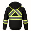 Picture of CX2 Workwear - International - Hi-viz Bomber Jacket with Sherpa Lining