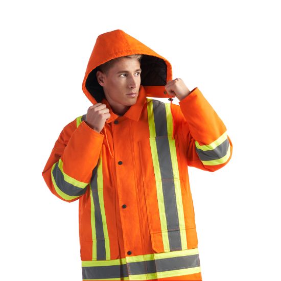 Picture of CX2 Workwear - Kingpin - Hi-Viz Parka