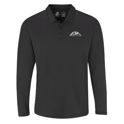 Picture of AJM - PM1901 - Men's Performance Long Sleeve Polos