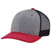 Picture of AJM - 8J016M - Cotton Drill / Polyester Heather / Polyester Mesh Cap