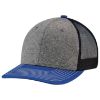 Picture of AJM - 8J016M - Cotton Drill / Polyester Heather / Polyester Mesh Cap