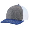 Picture of AJM - 8J016M - Cotton Drill / Polyester Heather / Polyester Mesh Cap