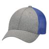 Picture of AJM - 4H647M - Polyester Heather / Soft Polyester Mesh Cap