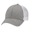 Picture of AJM - 4H647M - Polyester Heather / Soft Polyester Mesh Cap