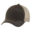 Picture of AJM - 7L647M - Weathered Polycotton / Soft Polyester Mesh Cap