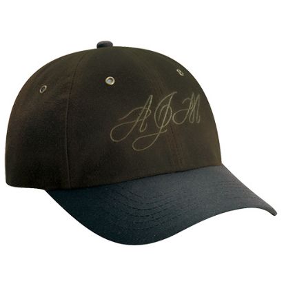 Picture of AJM - 9C758M - Waxed Cotton Oilskin Cap