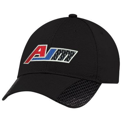 Picture of AJM - 5989M - Polycotton / Faux Carbon Fibre Cap