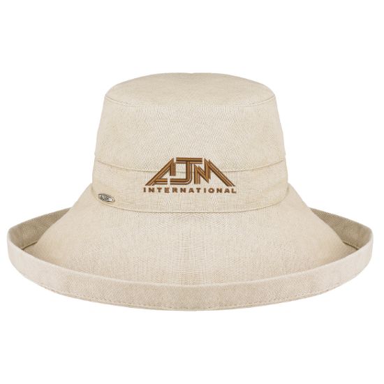 Picture of AJM - 9L000L - Rough Cotton Wide Brim Hat