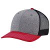 Picture of AJM - 8J016B - Cotton Drill / Polyester Heather / Polyester Mesh Cap