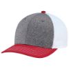 Picture of AJM - 8J016B - Cotton Drill / Polyester Heather / Polyester Mesh Cap