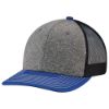 Picture of AJM - 8J016B - Cotton Drill / Polyester Heather / Polyester Mesh Cap