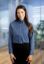Picture of Forsyth - C1032P - Ladies Long Sleeve Two-Pocket Classic Oxford Shirt in French Blue