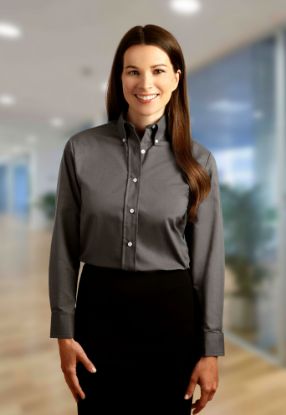 Picture of Forsyth - C103A - Ladies Long Sleeve Classic Oxford Dress Shirt