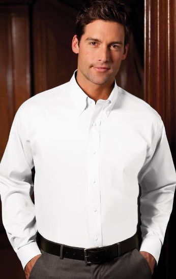 Picture of Forsyth - 1514-211 - Men's Button Down Collar in White