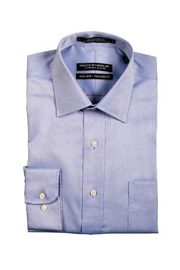 Picture of Forsyth -7838-314 - Men's Spread Collar Shirt in French Blue