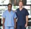 Picture of Premium Uniforms - 2555S - Premium Unisex V-Neck Scrub Top