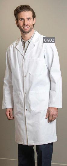 Picture of Premium Uniforms - 6402 - 100% Cotton Men's Lab Coat