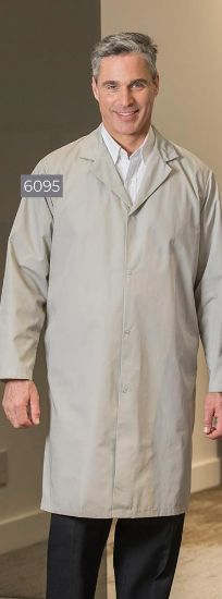 Picture of Premium Uniforms - 6095 - No Pocket Men's Lab Coat
