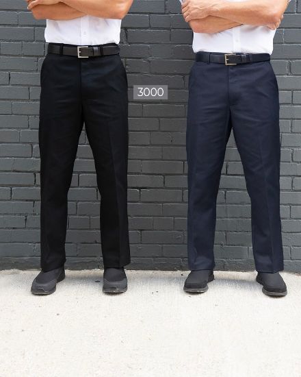 Picture of Premium Uniforms - 3000BK - Work Pants with Button Closure