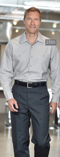 Picture of Premium Uniform - 2350 - Polycotton Long Sleeve Work Shirt 