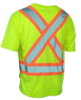 Picture of Forcefield - 022-SXCBELY - Ultrasoft Hi-Viz Crew Neck Short Sleeve Safety T-Shirt with Chest Pocket