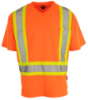 Picture of Forcefield - 022-BEPCSA - Hi-Viz V-Neck Short Sleeve Safety T-Shirt