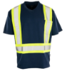 Picture of Forcefield - 022-BEPCSANV - Hi-Viz V-Neck Short Sleeve Safety T-Shirt