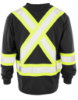 Picture of Forcefield - 022-BEPCSABKL - Hi-Viz V-Neck Long Sleeve Safety T-Shirt