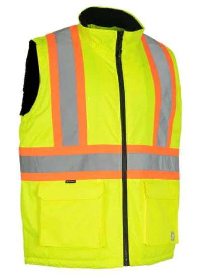 Picture of Forcefield - 022-TVW8SHLY - Safety Vest with Sherpa Lining