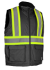 Picture of Forcefield - 022-TVW8SHBK - Safety Vest with Sherpa Lining