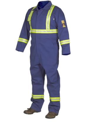 Picture of Forcefield - 024-FRCBU - FR Treated 100% Cotton Coverall with Reflective Tape