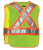 Picture of Forcefield - 022-TV4PKTA - 5-Point Tear Away Hi-Viz Mesh Traffic Safety Vest