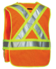 Picture of Forcefield - 022-TV3PKTA - 5-Point Tear Away Hi-Viz Mesh Traffic Safety Vest