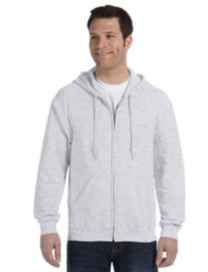 Picture of Gildan - G186 - Adult Heavy Blend™ 50/50 Full-Zip Hooded Sweatshirt