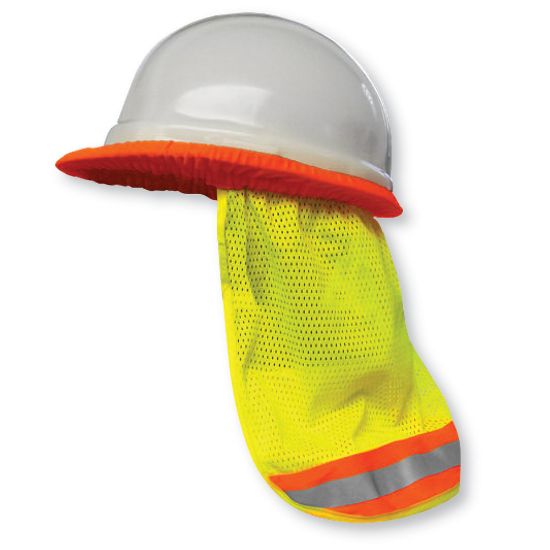 Picture of Big K Clothing - BK-HHSHADE-LM - Safety Hard Hat Mesh Sun Shade