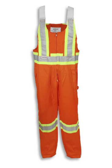 Picture of Big K Clothing - BK-1604-ORG - Polycotton Traffic Safety Overalls