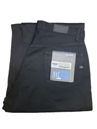 Picture of ikeda - 466BK - 700 Series NYC Baggy Jeans