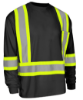 Picture of Forcefield - Hi Vis Crew Neck Long Sleeve Safety Tee with Chest Pocket