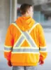 Picture of Forcefield - Deluxe Hi Vis Safety Hoodie, Attached Hood